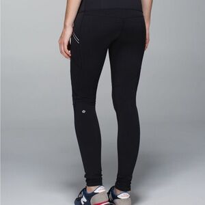 Lululemon Toasty Tech II Tights  Black Athletic Leggings